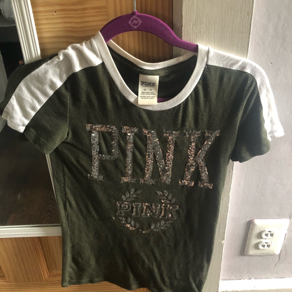 Victoria’s Secret pink shirt